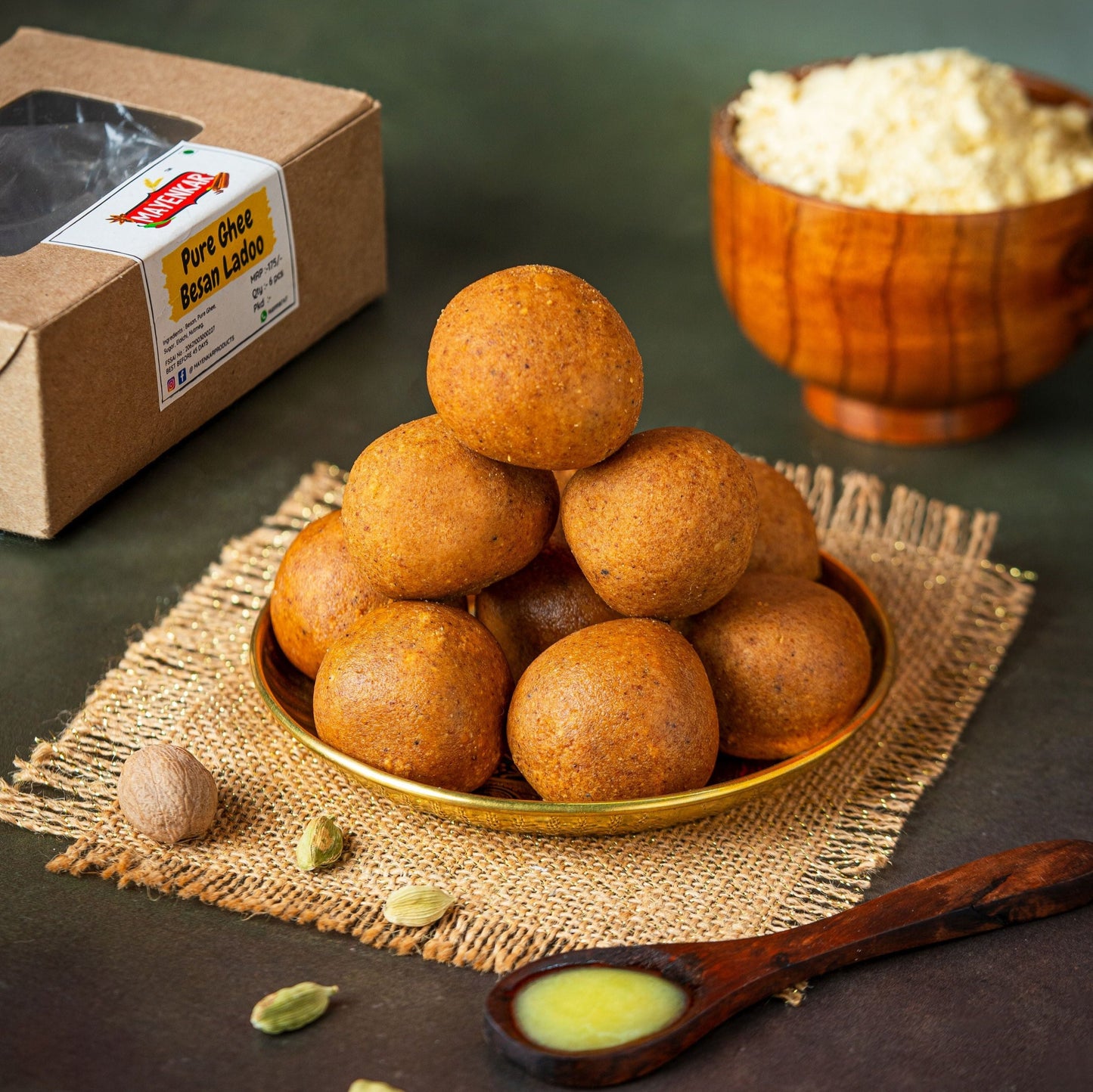 Pure Ghee Besan Ladoo